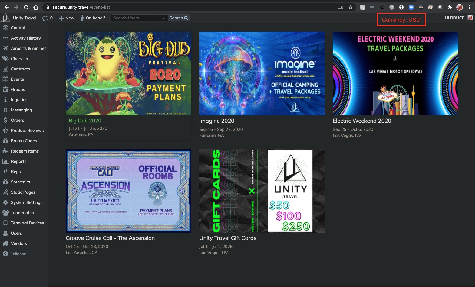 Unity.Travel Platform